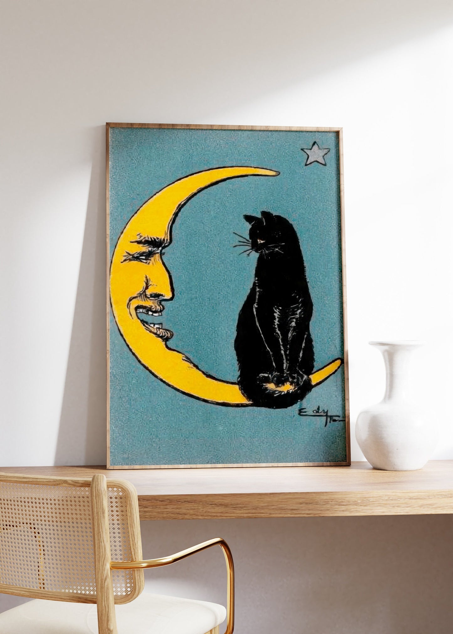 Set Of 3 Moon Poster, La Luna Spanish Moon Print