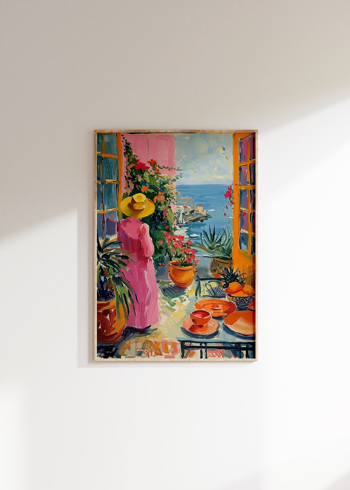 Matisse Style French Riviera Poster Print