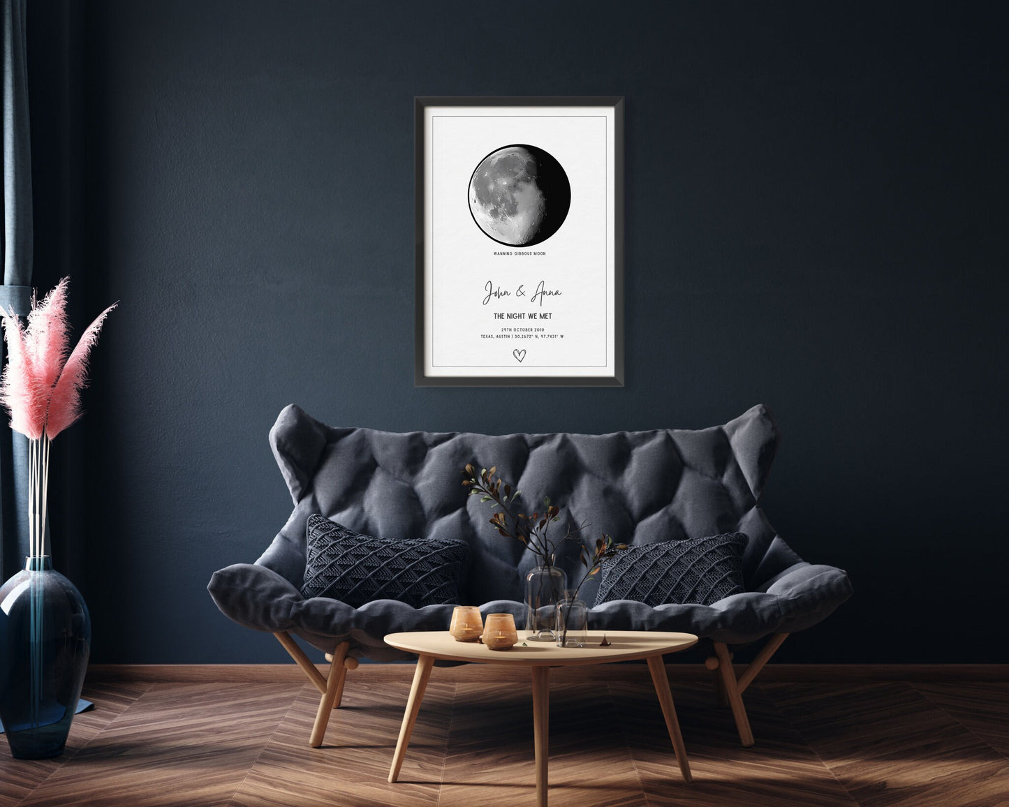 Custom Moon Phase Poster