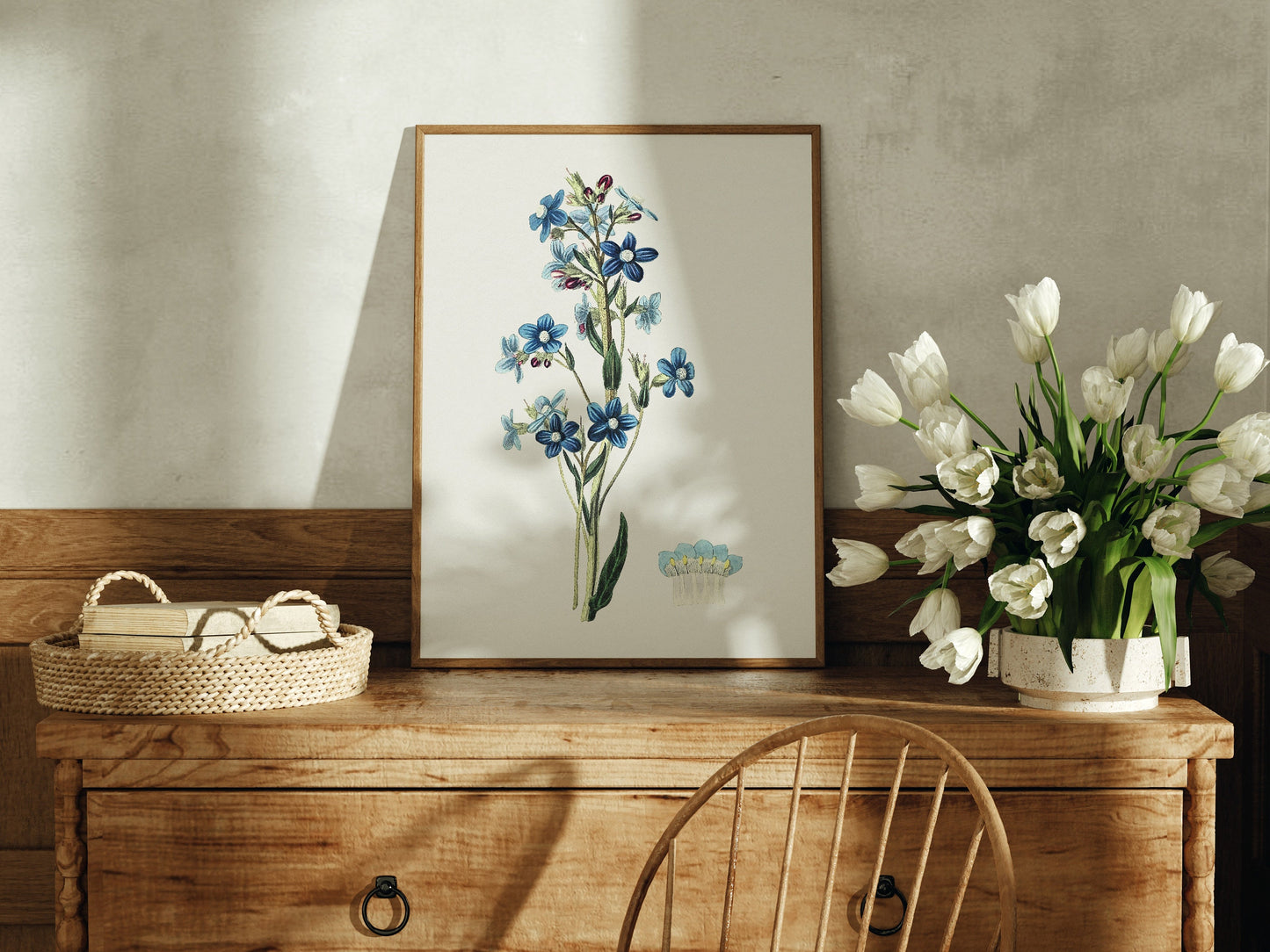 Wildflowers Floral Watercolor Print Set Of 3