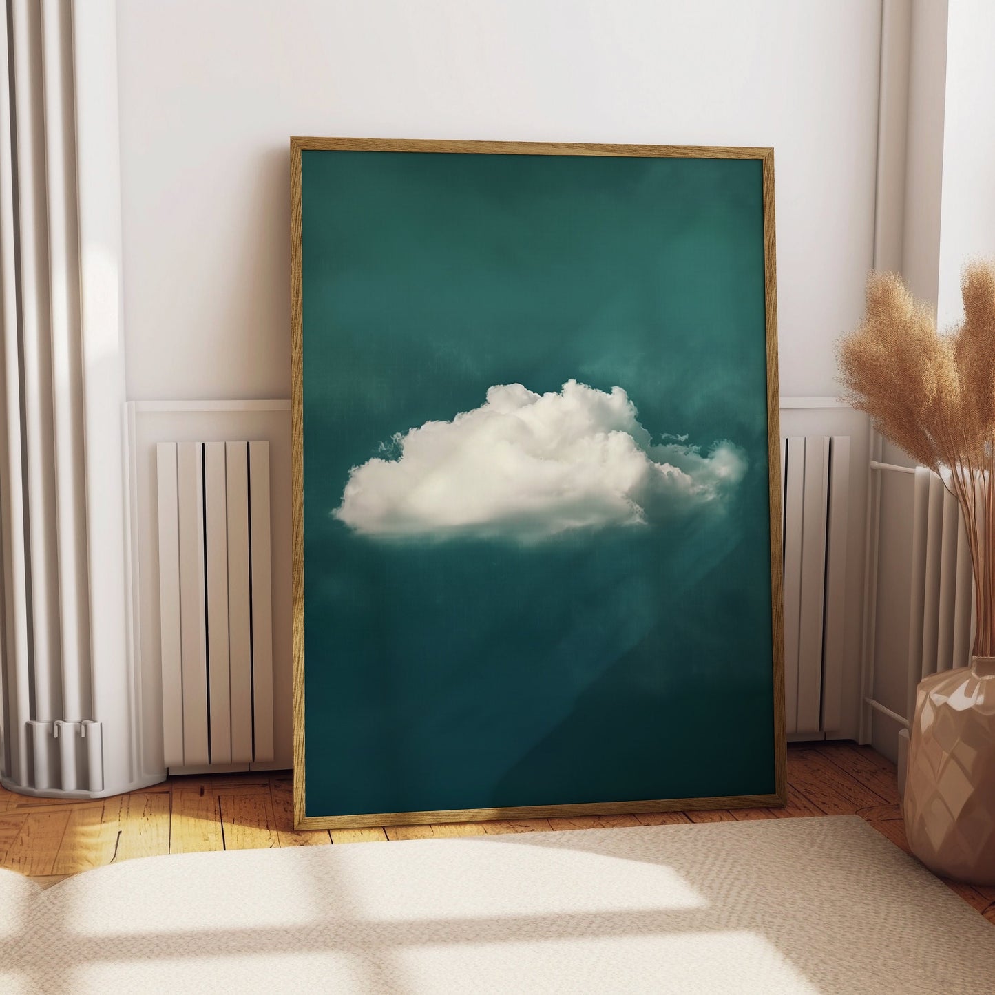 Emerald Green Cloud Prints