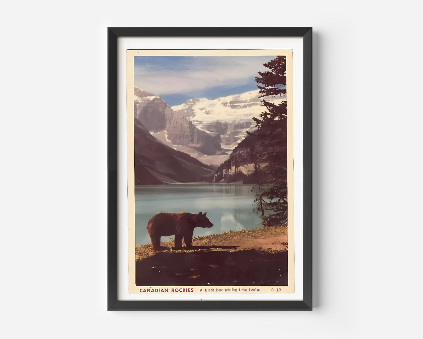 Canadian Rockies Lake Louise Vintage Poster