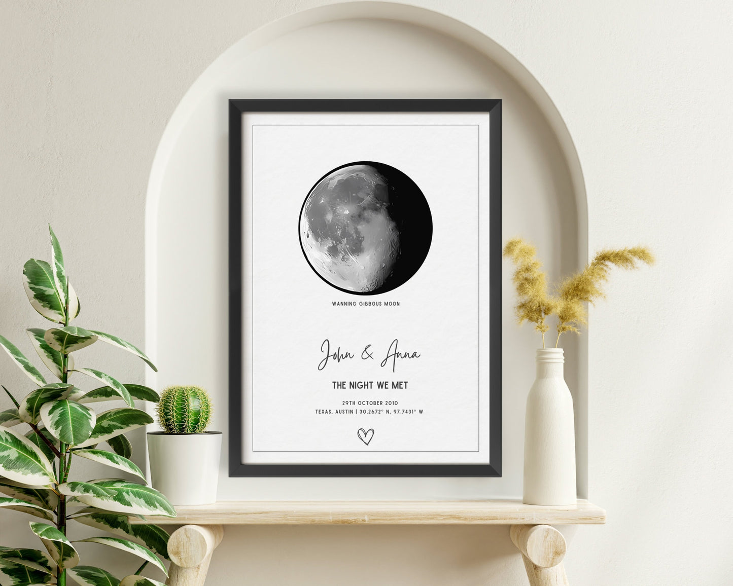 Custom Moon Phase Poster