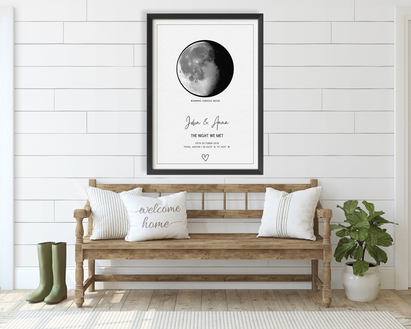 Custom Moon Phase Poster