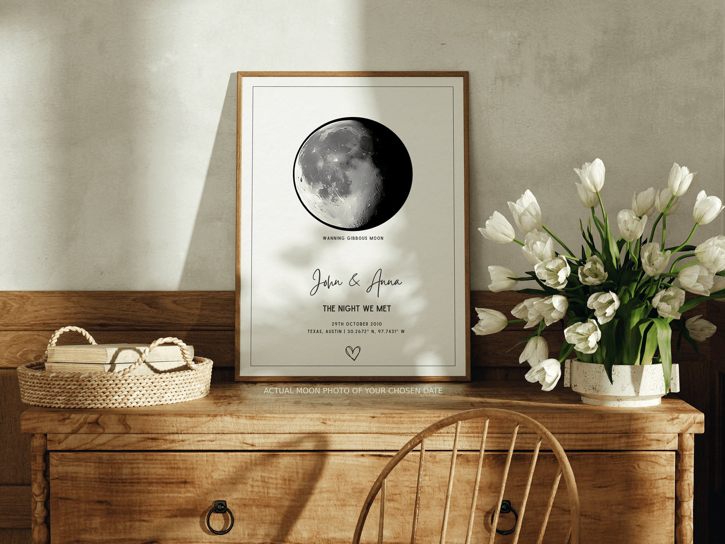 Custom Moon Phase Poster