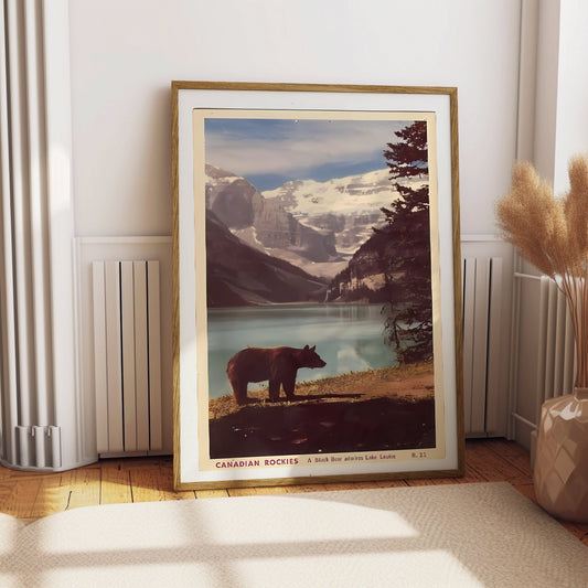 Canadian Rockies Lake Louise Vintage Poster