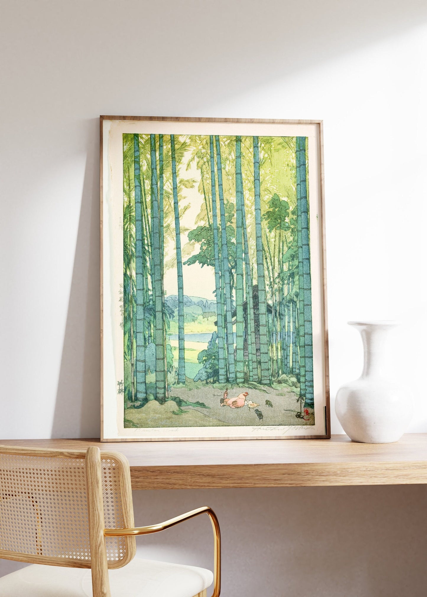 Bamboo Grove - by Hiroshi Yoshida Vintage Japanese Print