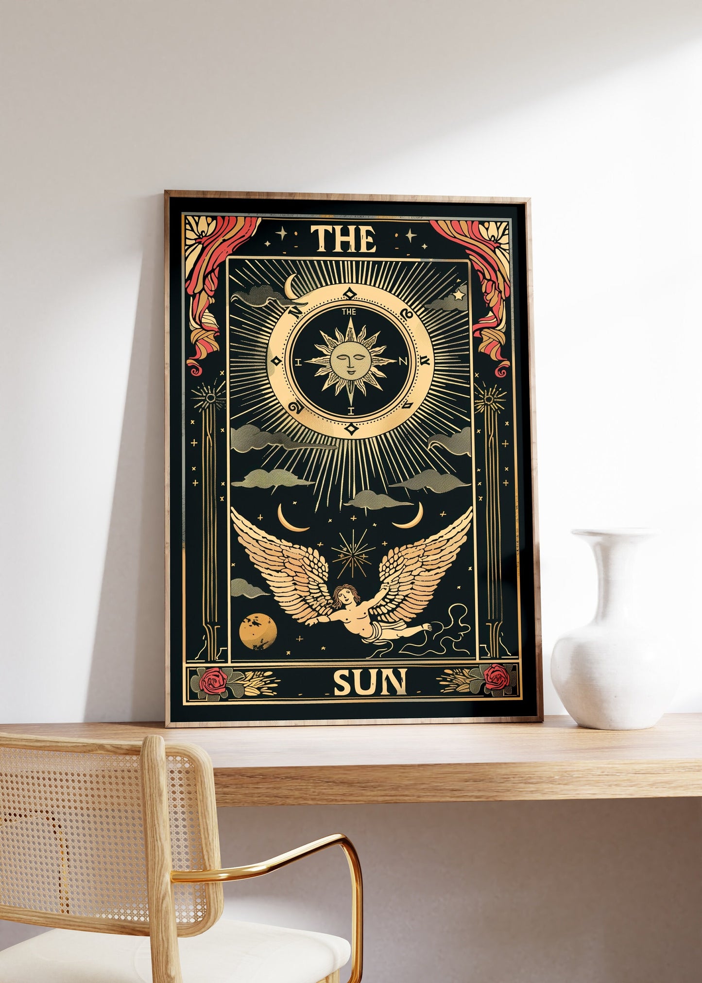 The Sun Tarot Card Poster