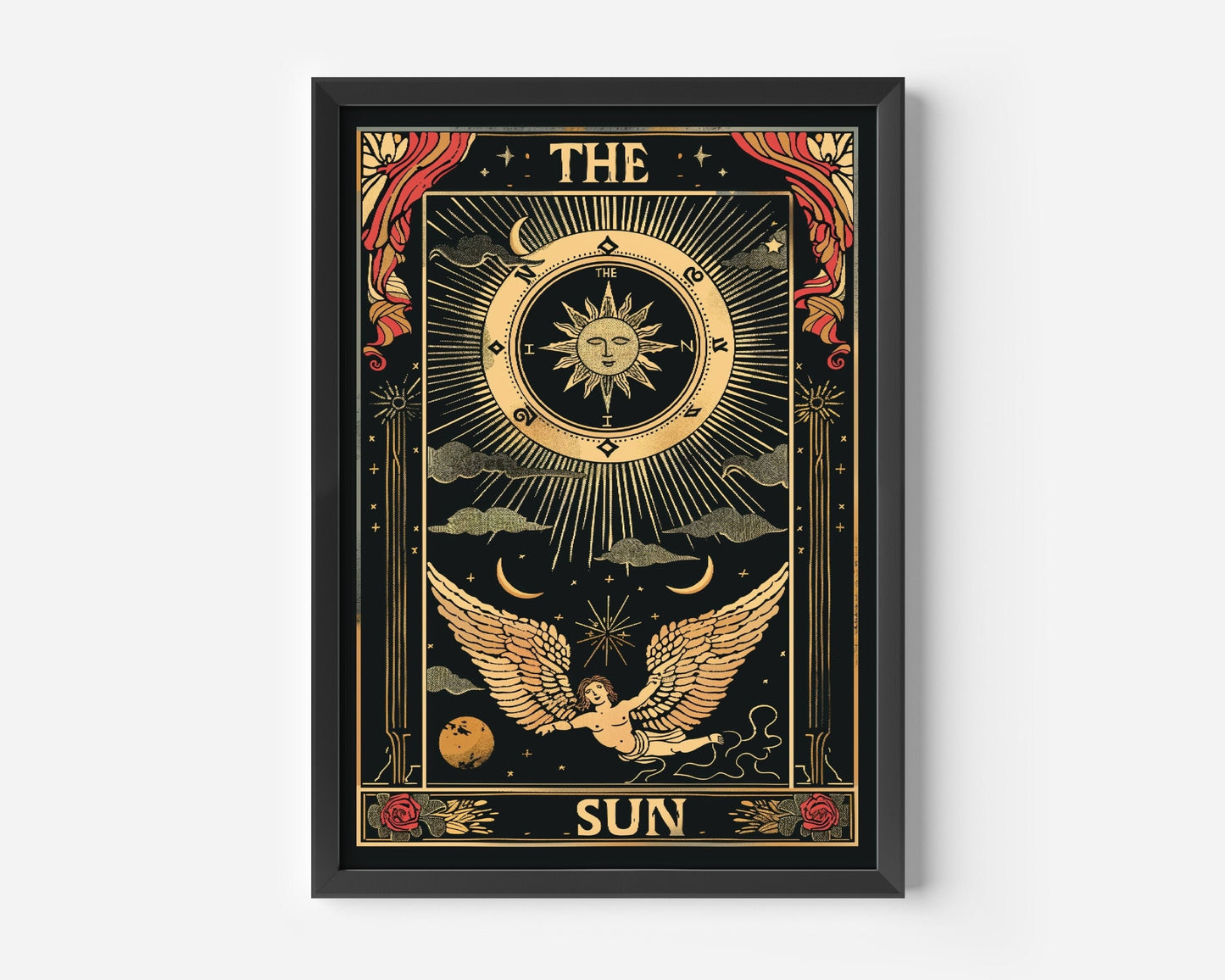 The Sun Tarot Card Poster