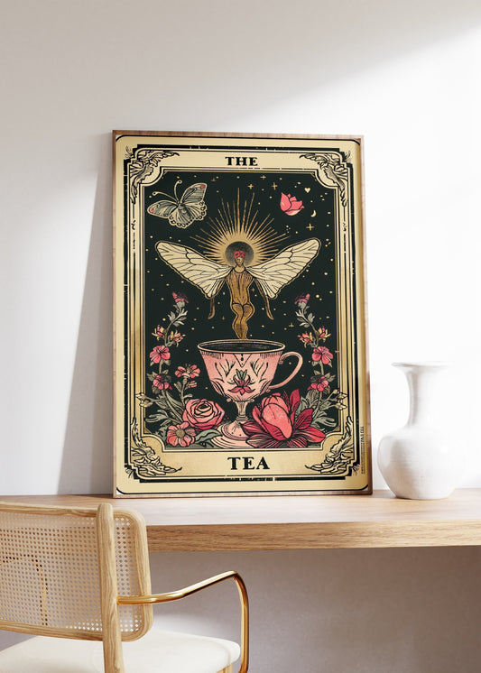 The Tea Tarot Card Poster