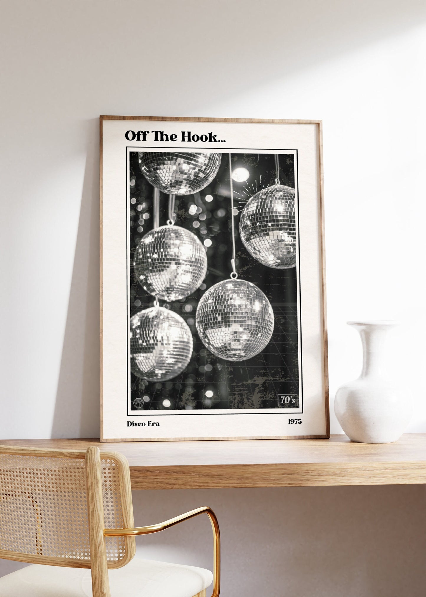 Trendy Disco Print, Disco Poster