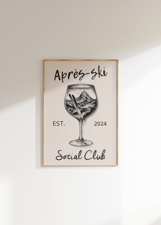 Apres-Ski Social Club Print