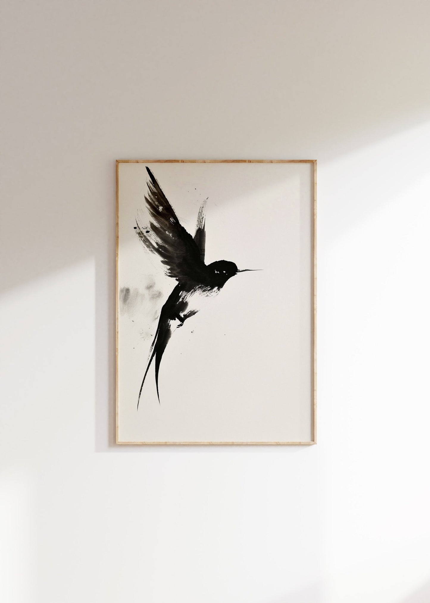 Watercolour Ink Swallow Print, Swallow Poster