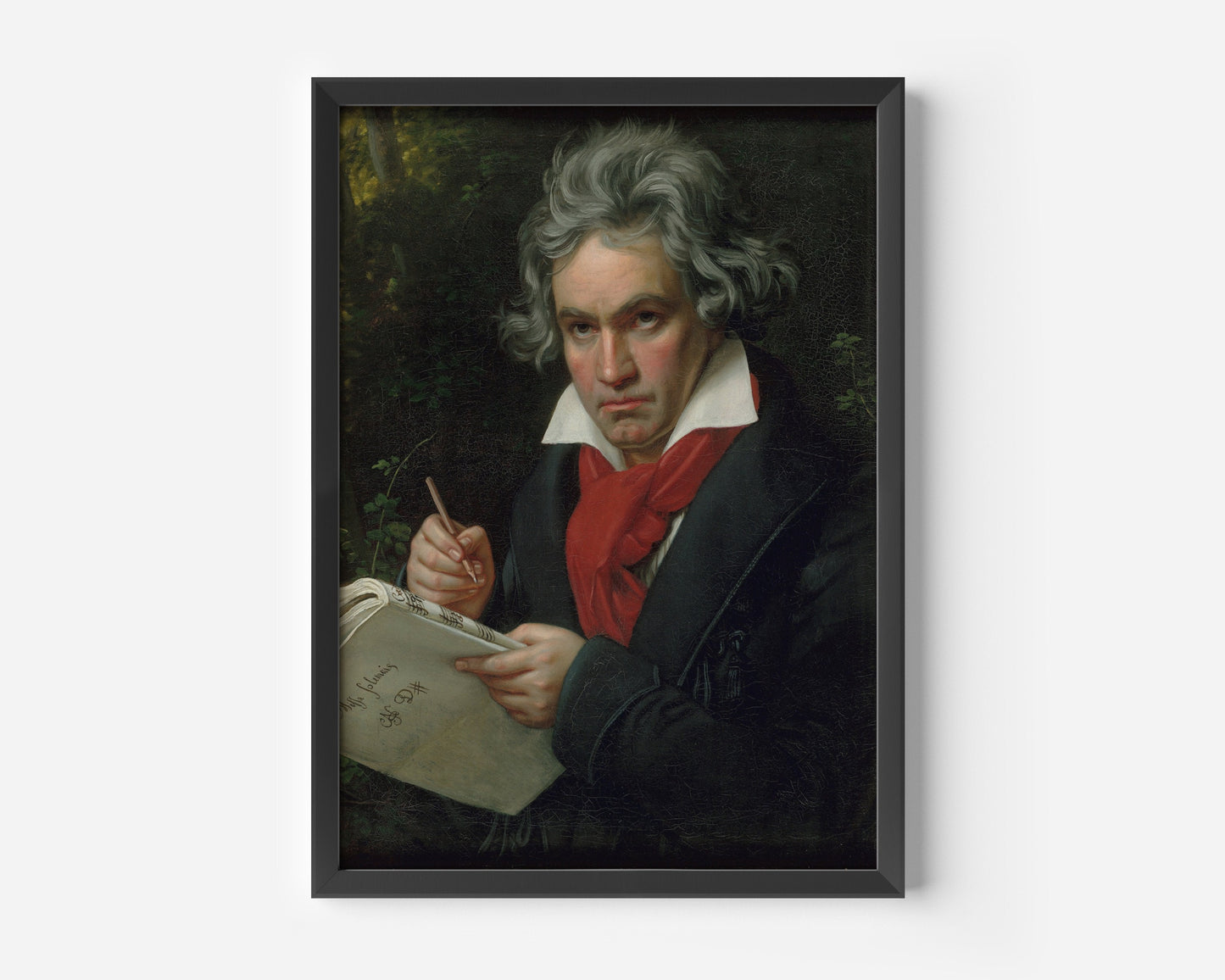 Beethoven by Joseph Karl Stieler Vintage Poster