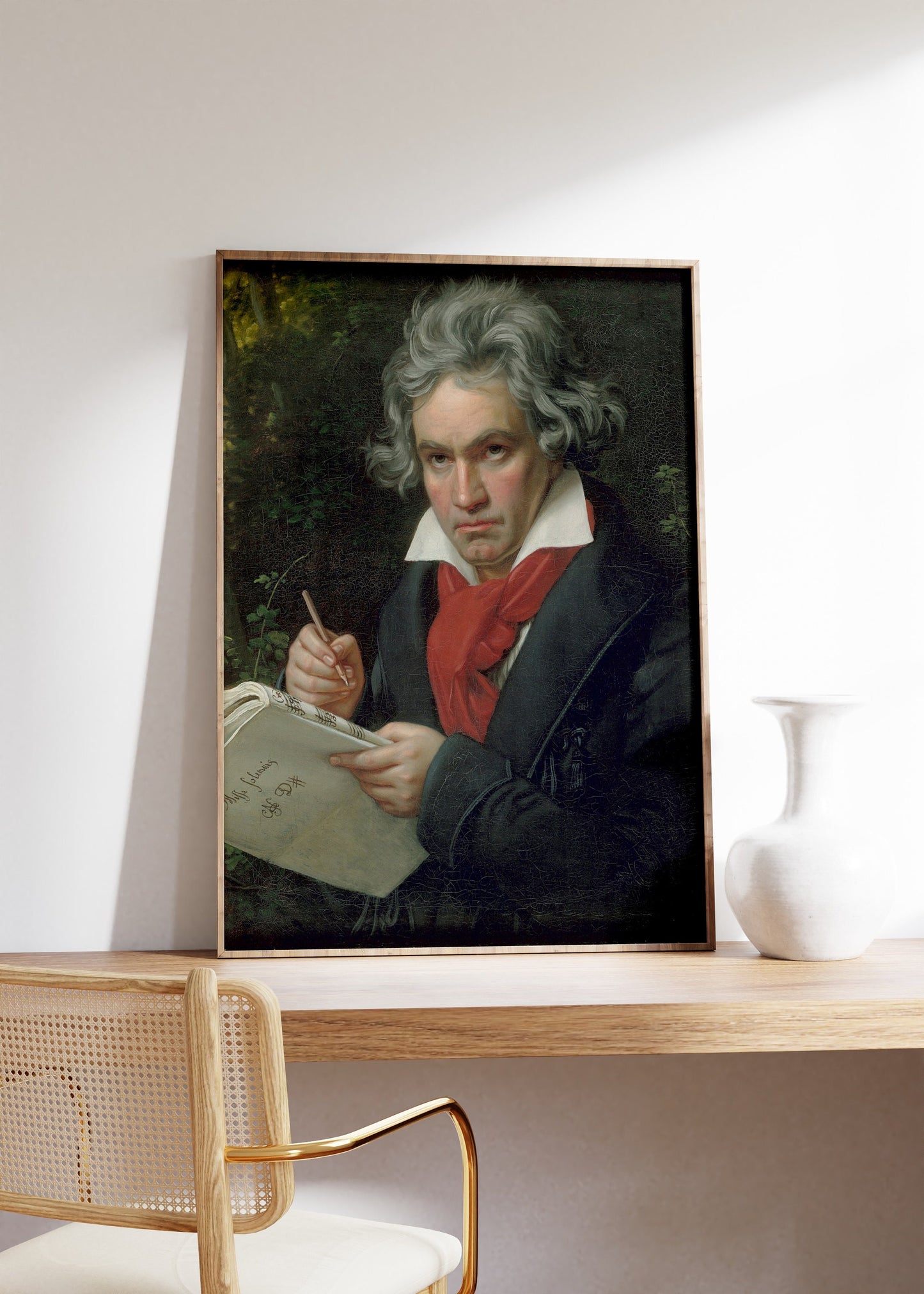 Beethoven by Joseph Karl Stieler Vintage Poster