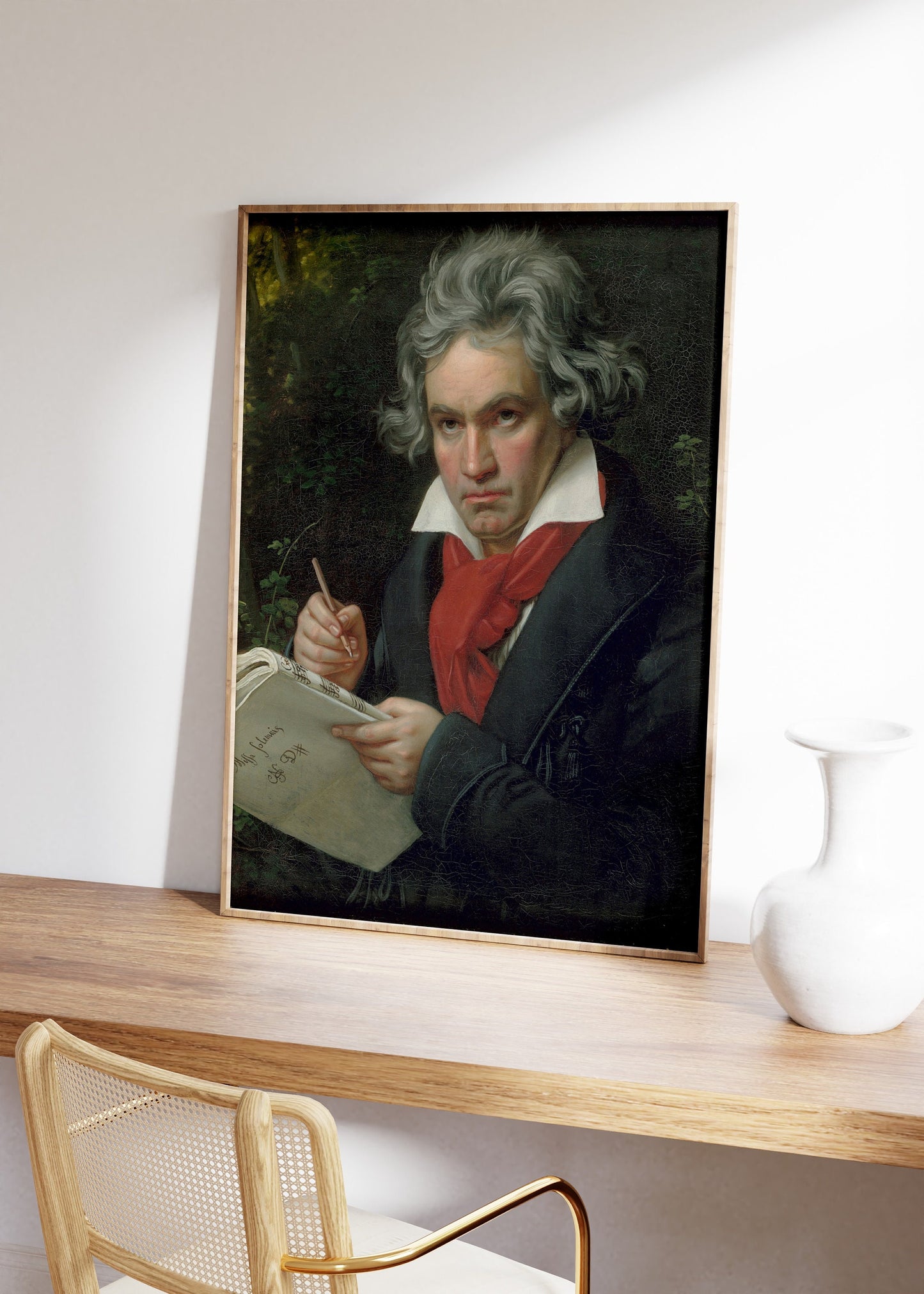 Beethoven by Joseph Karl Stieler Vintage Poster