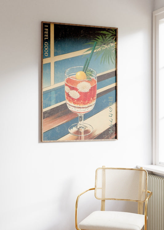 Japanese Cocktail Bar Poster