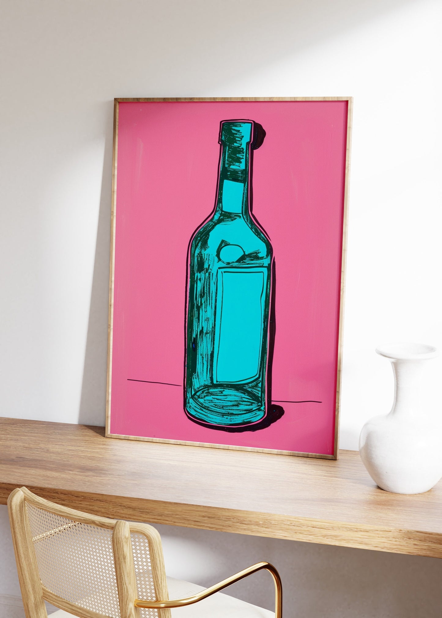 Alcohol Bottle Poster