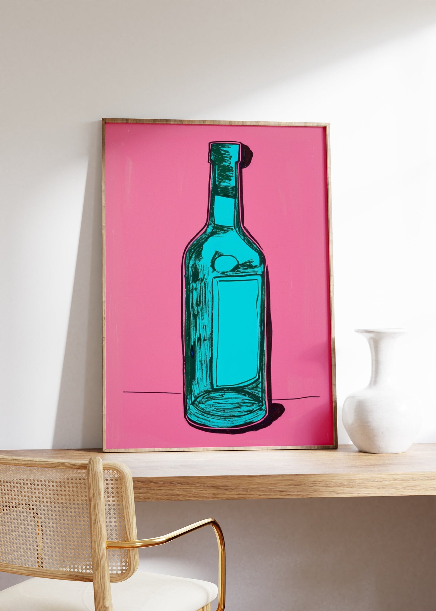 Alcohol Bottle Poster