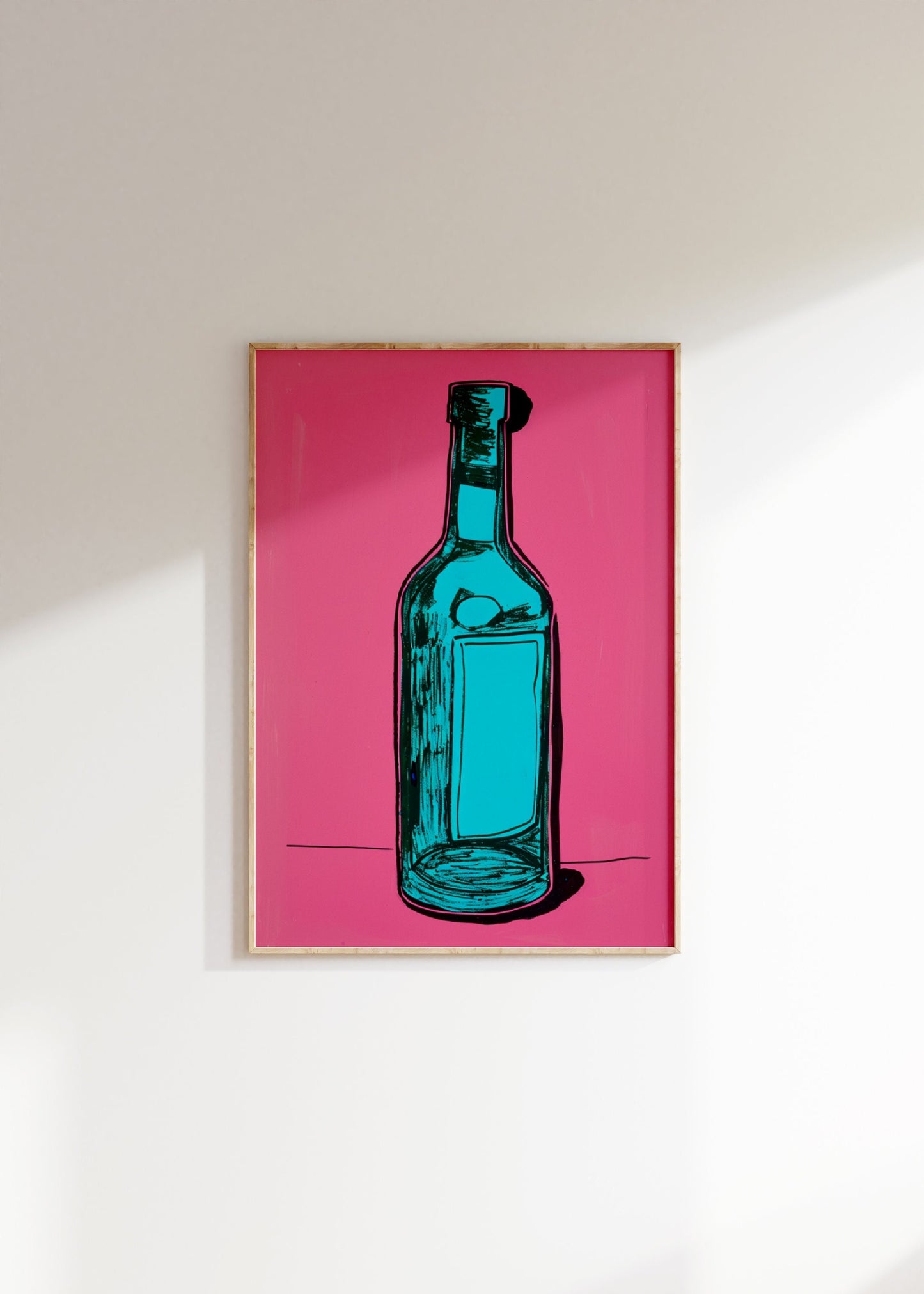 Alcohol Bottle Poster