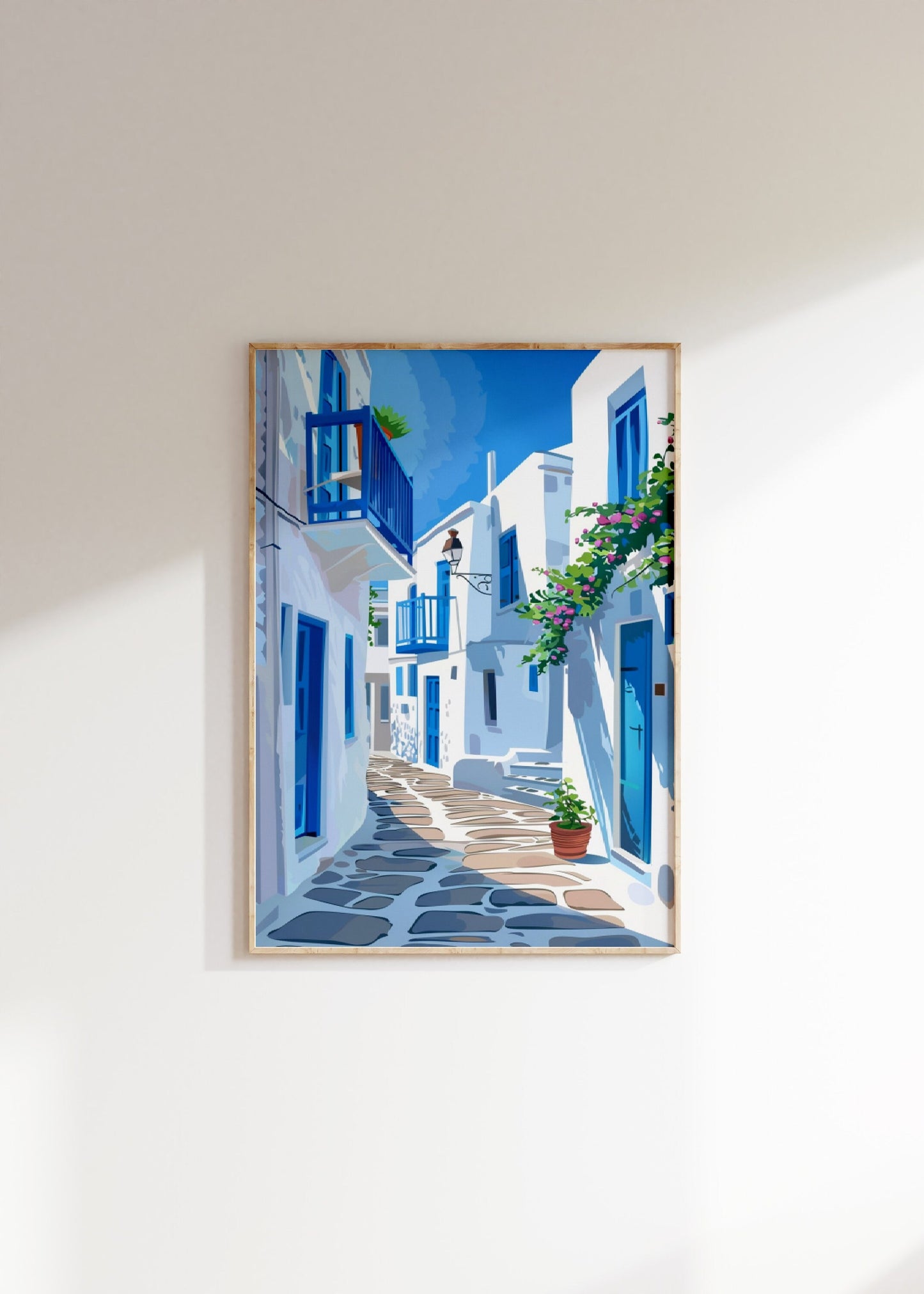 Greek Village Print Set Of 3