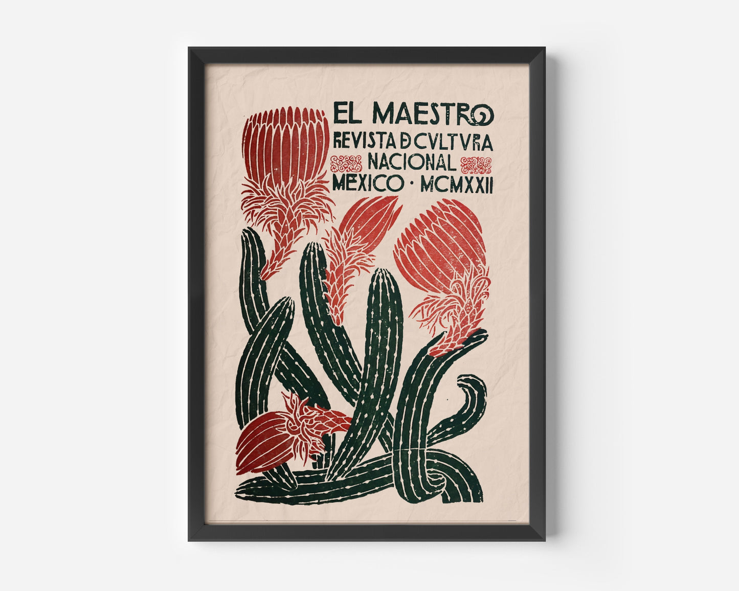 Cover El Meestro Vintage Mexican Poster