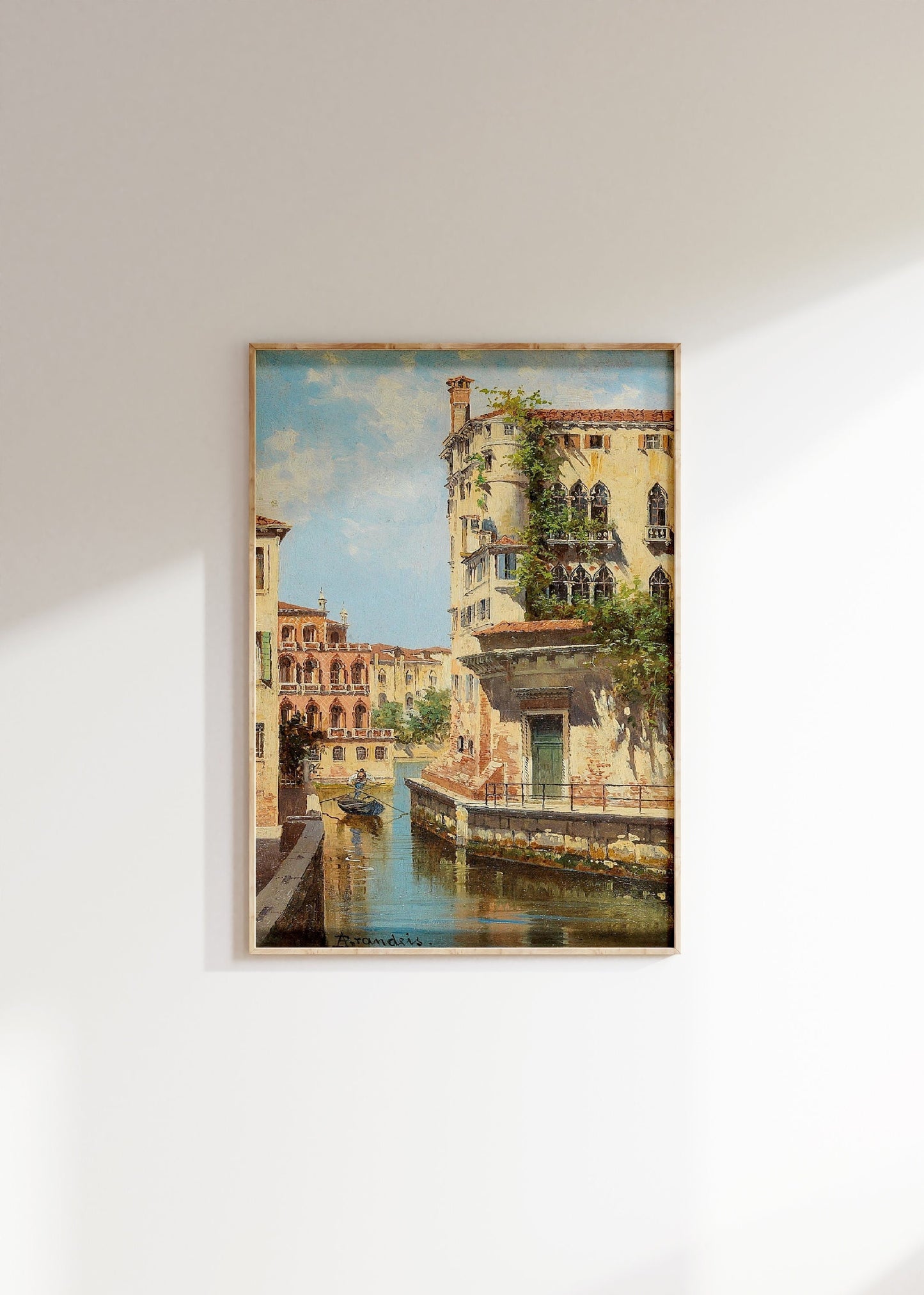 Antonietta Brandeis - Canal in Venice Poster