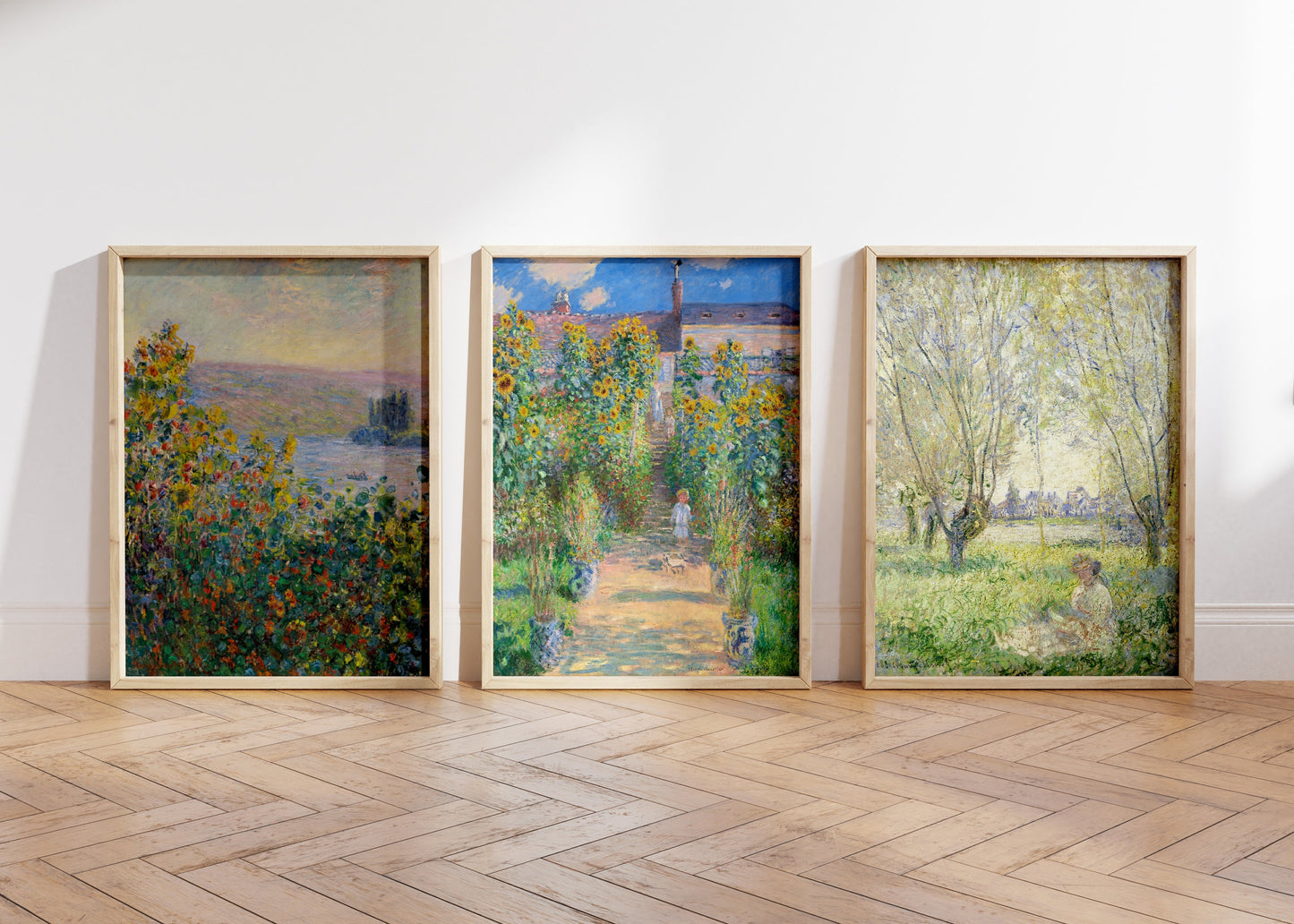 Set of 3 Claude Monet Landscape Poster