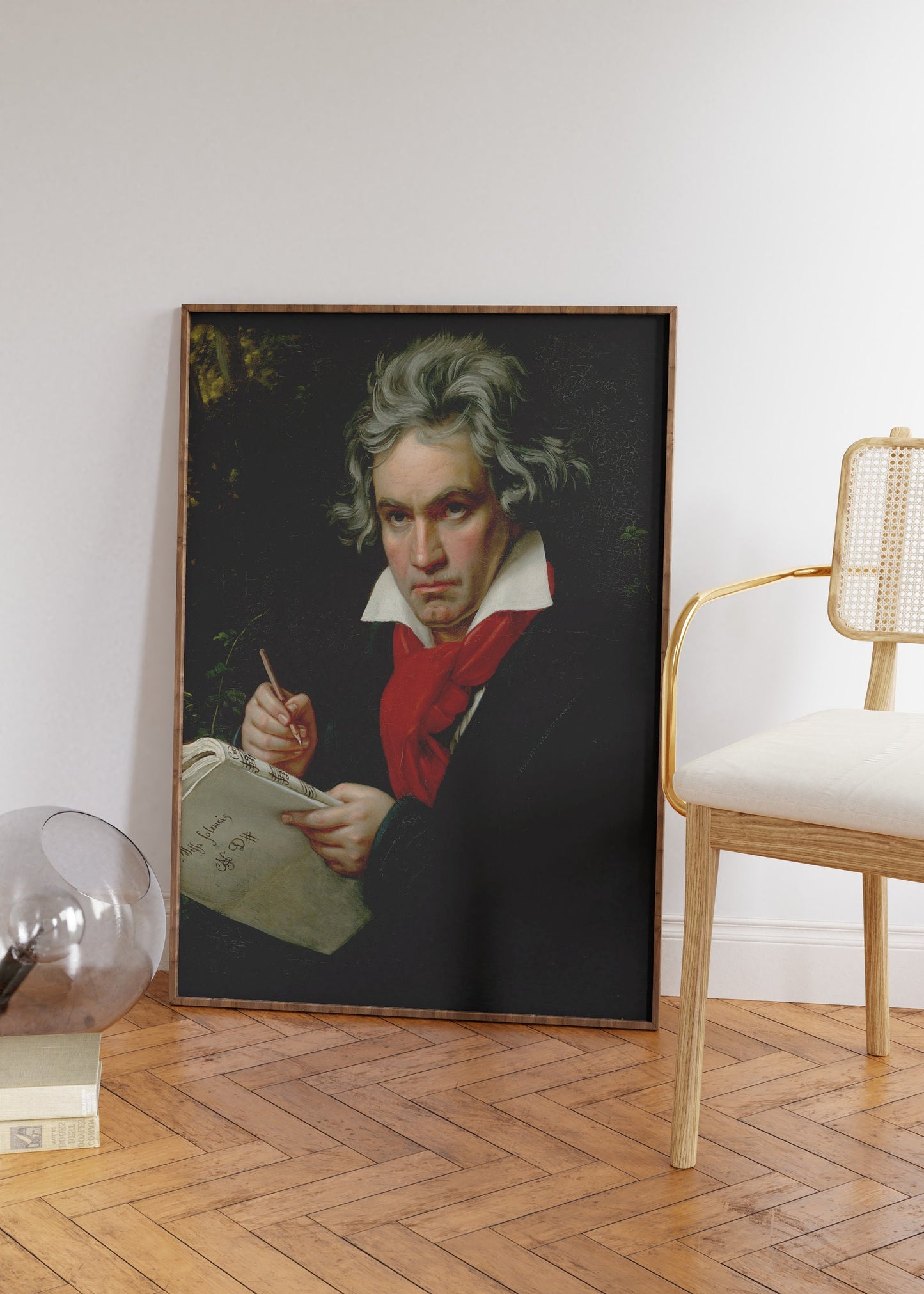 Beethoven by Joseph Karl Stieler Vintage Poster