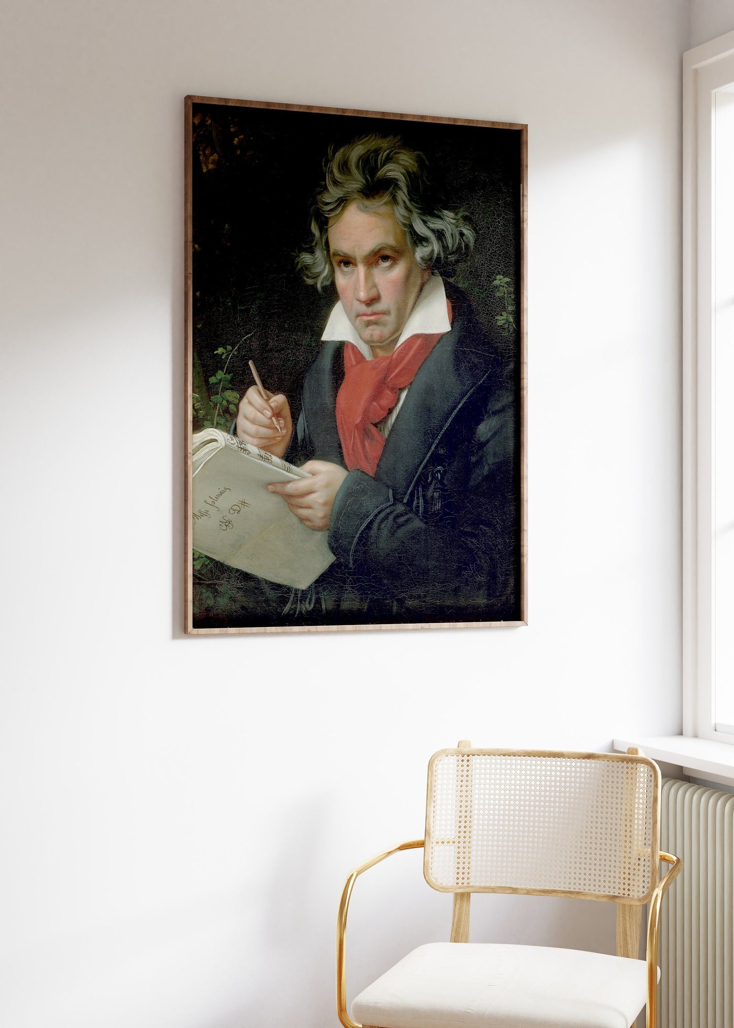 Beethoven by Joseph Karl Stieler Vintage Poster