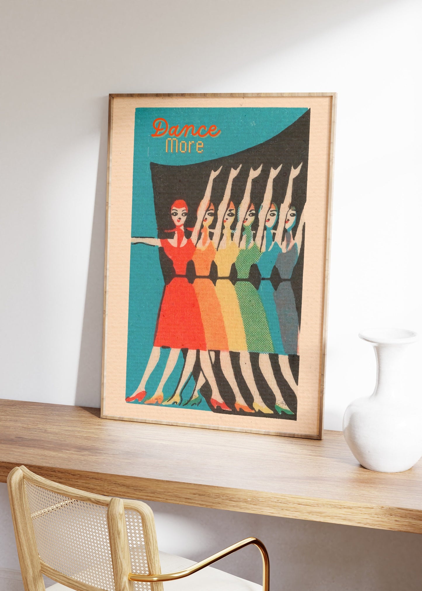 Vintage Dancer Print, Dancer Poster