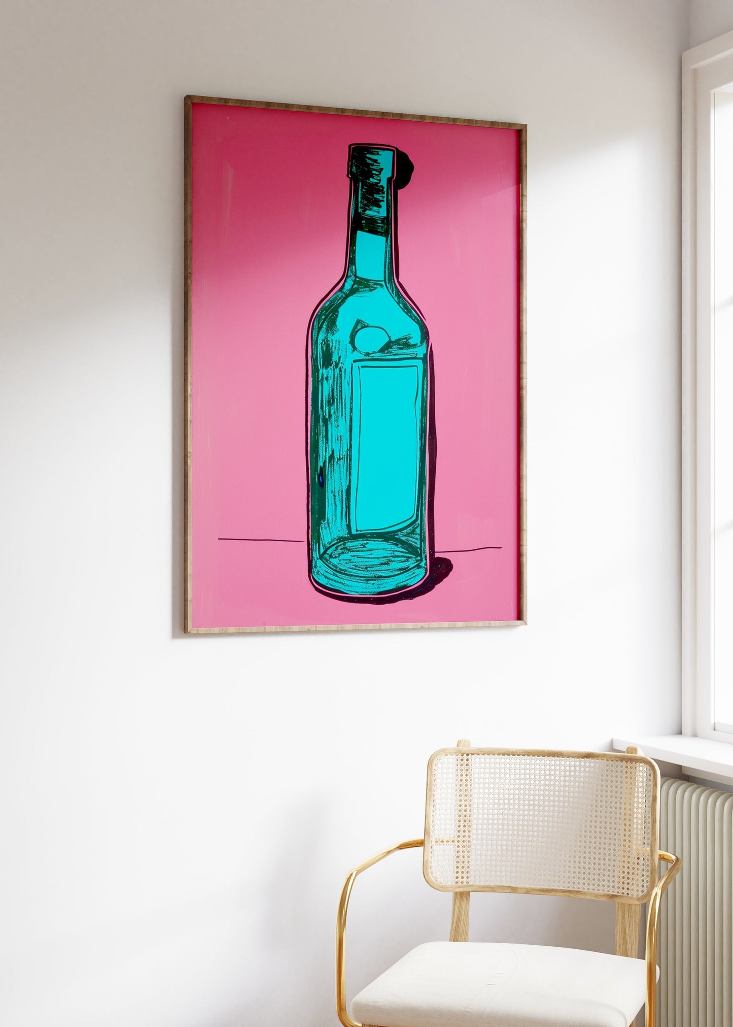 Alcohol Bottle Poster