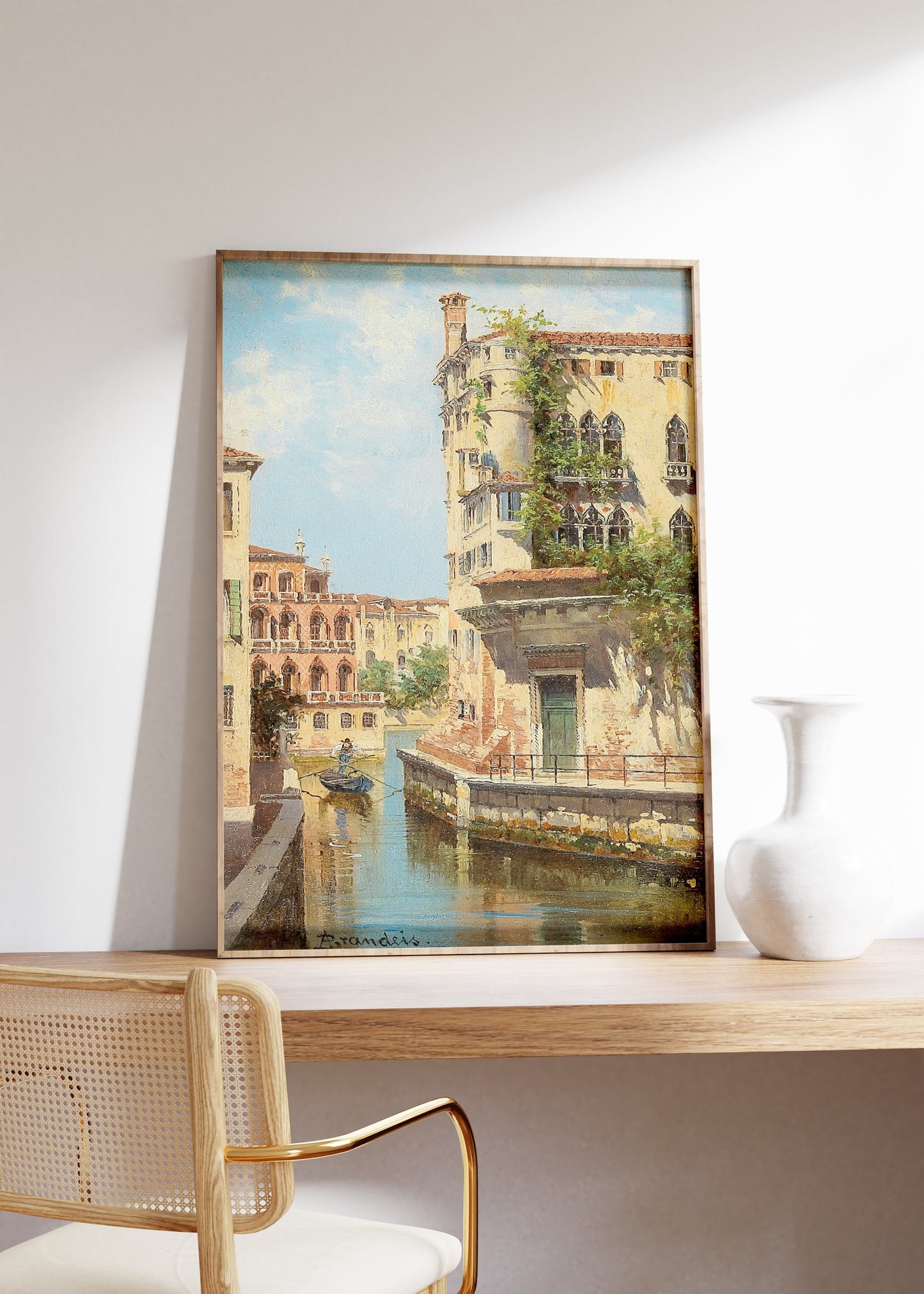 Antonietta Brandeis - Canal in Venice Poster