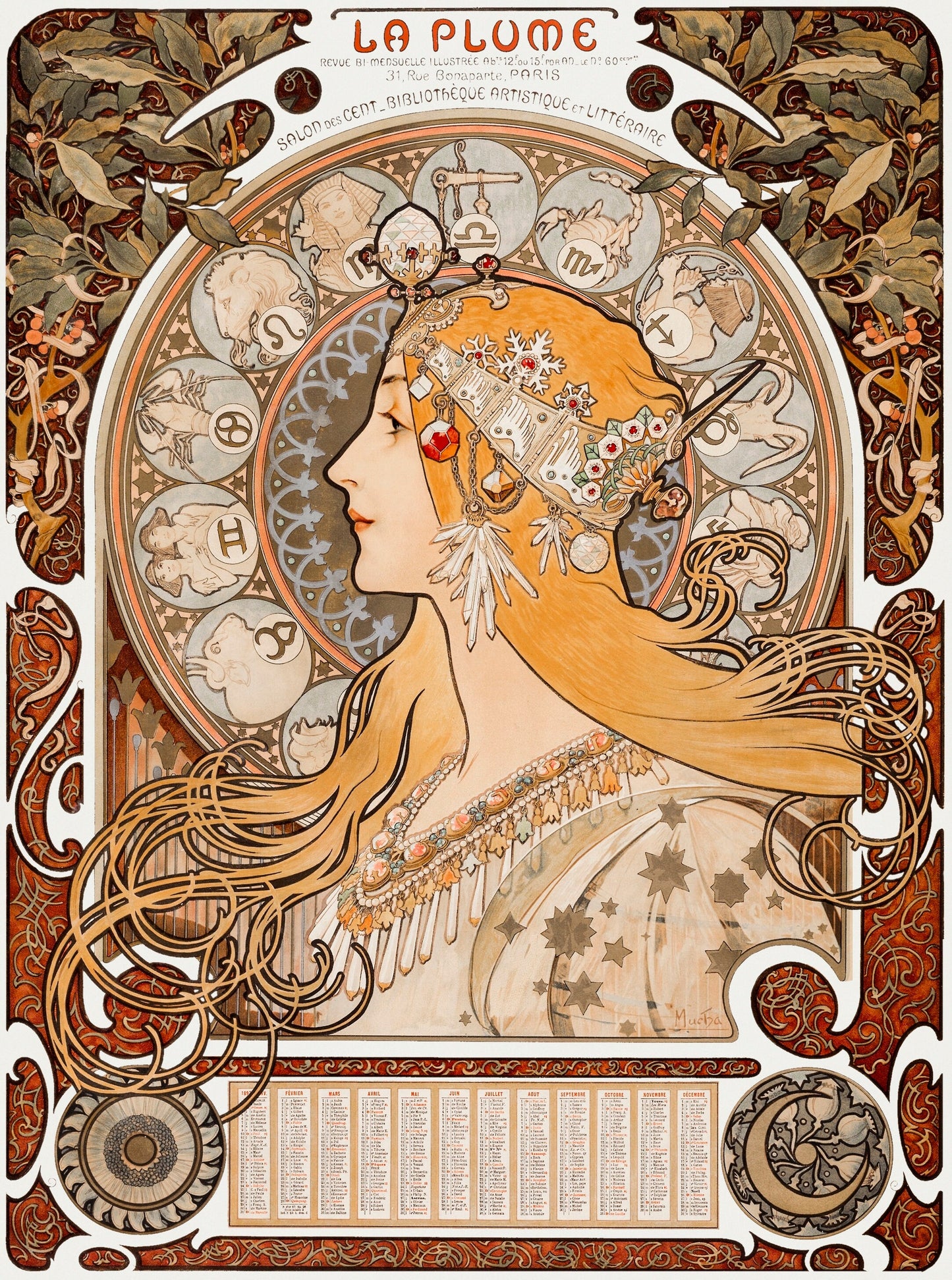 Set of 3 Alphonse Mucha Poster