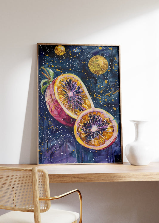 Vintage Passion Fruit Poster