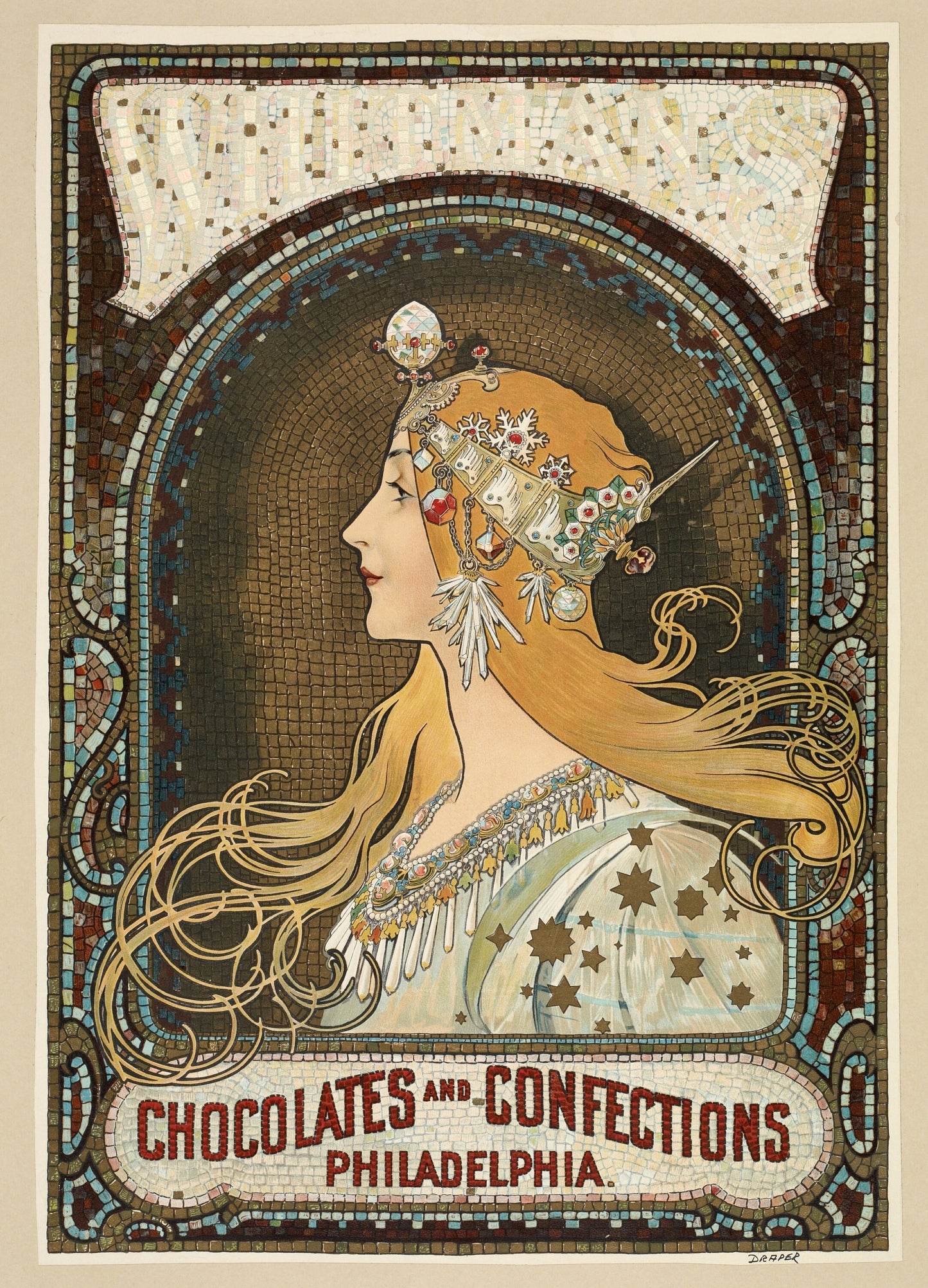 Set of 3 Alphonse Mucha Poster