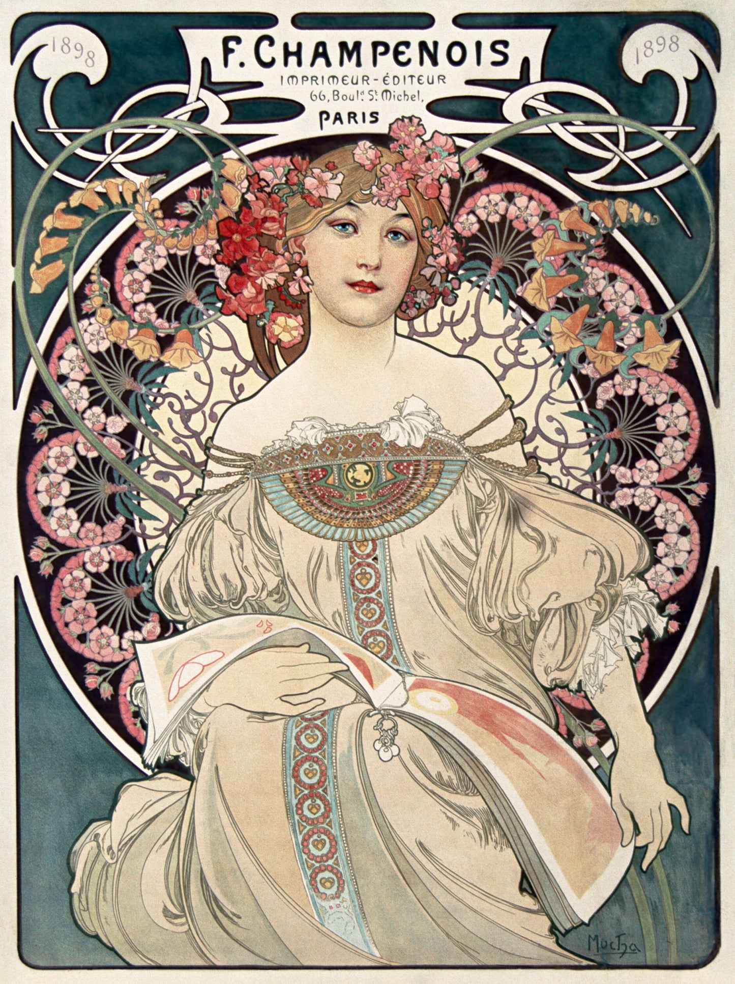 Set of 3 Alphonse Mucha Poster