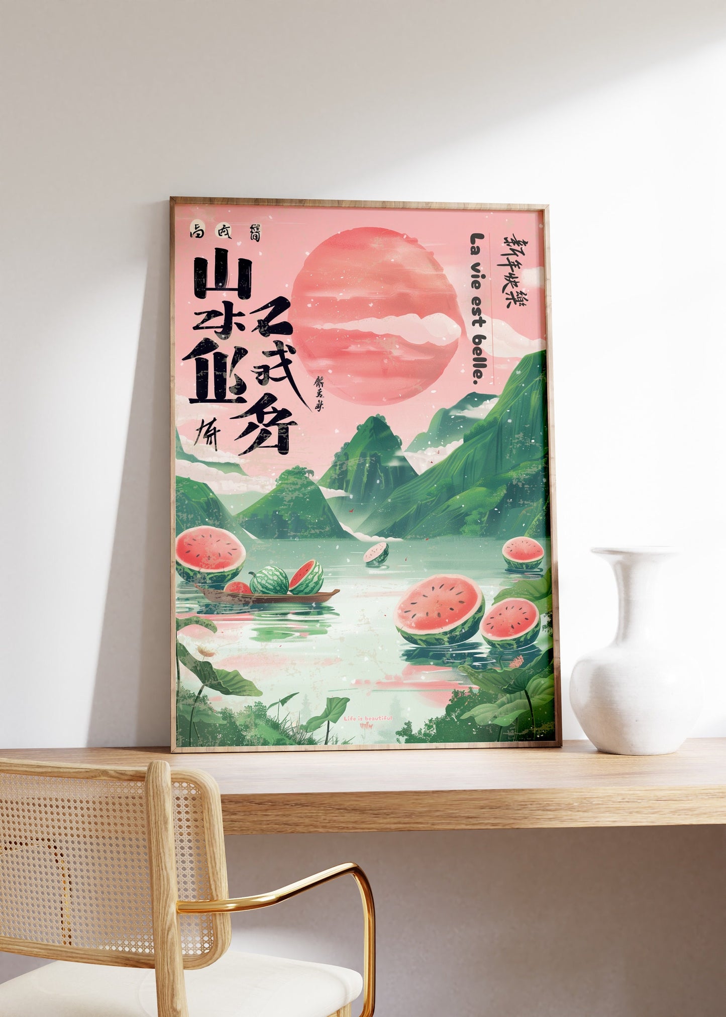 Chinese Watermelon Poster