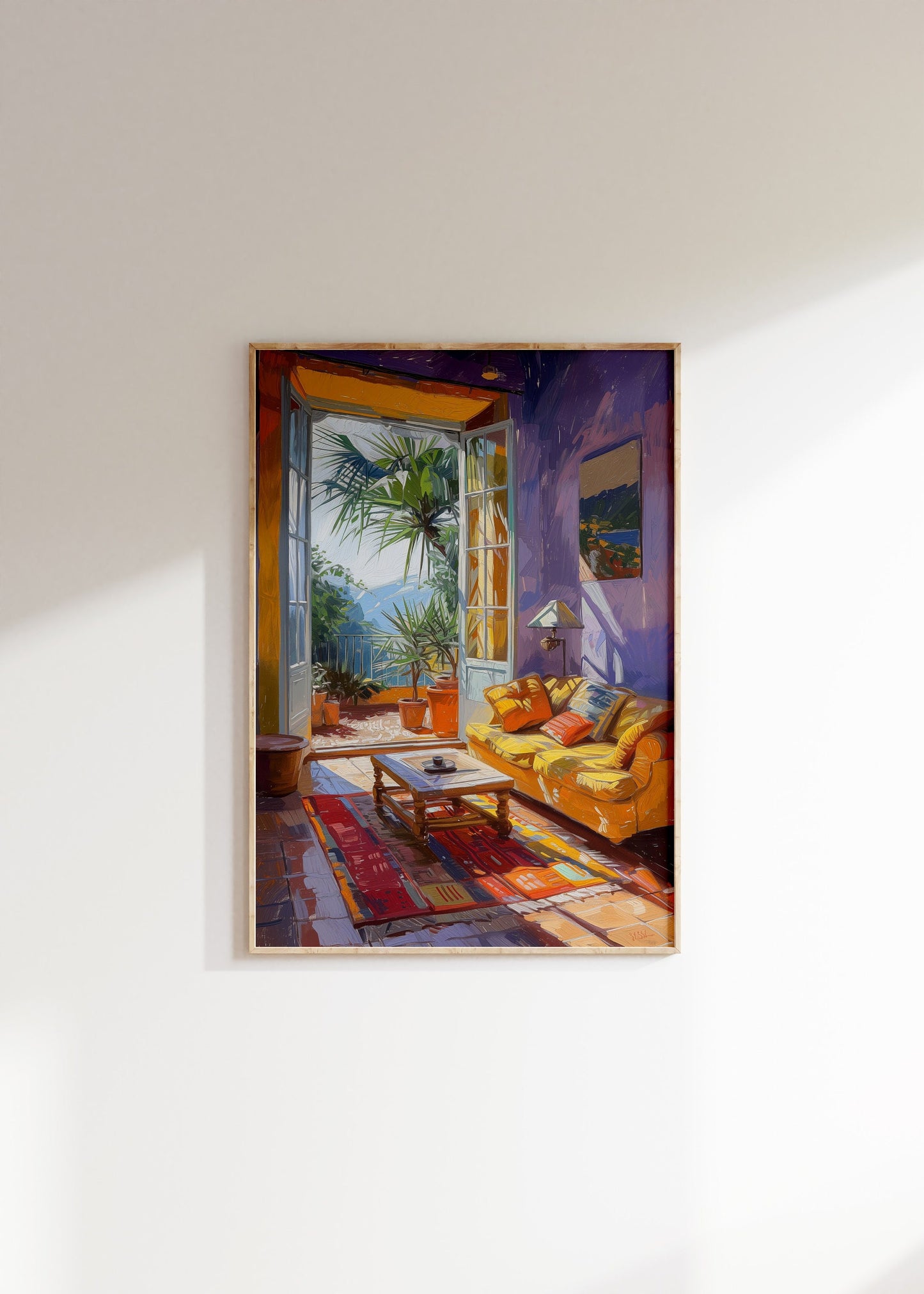 Open Window Poster, Room Interior Decor Poster