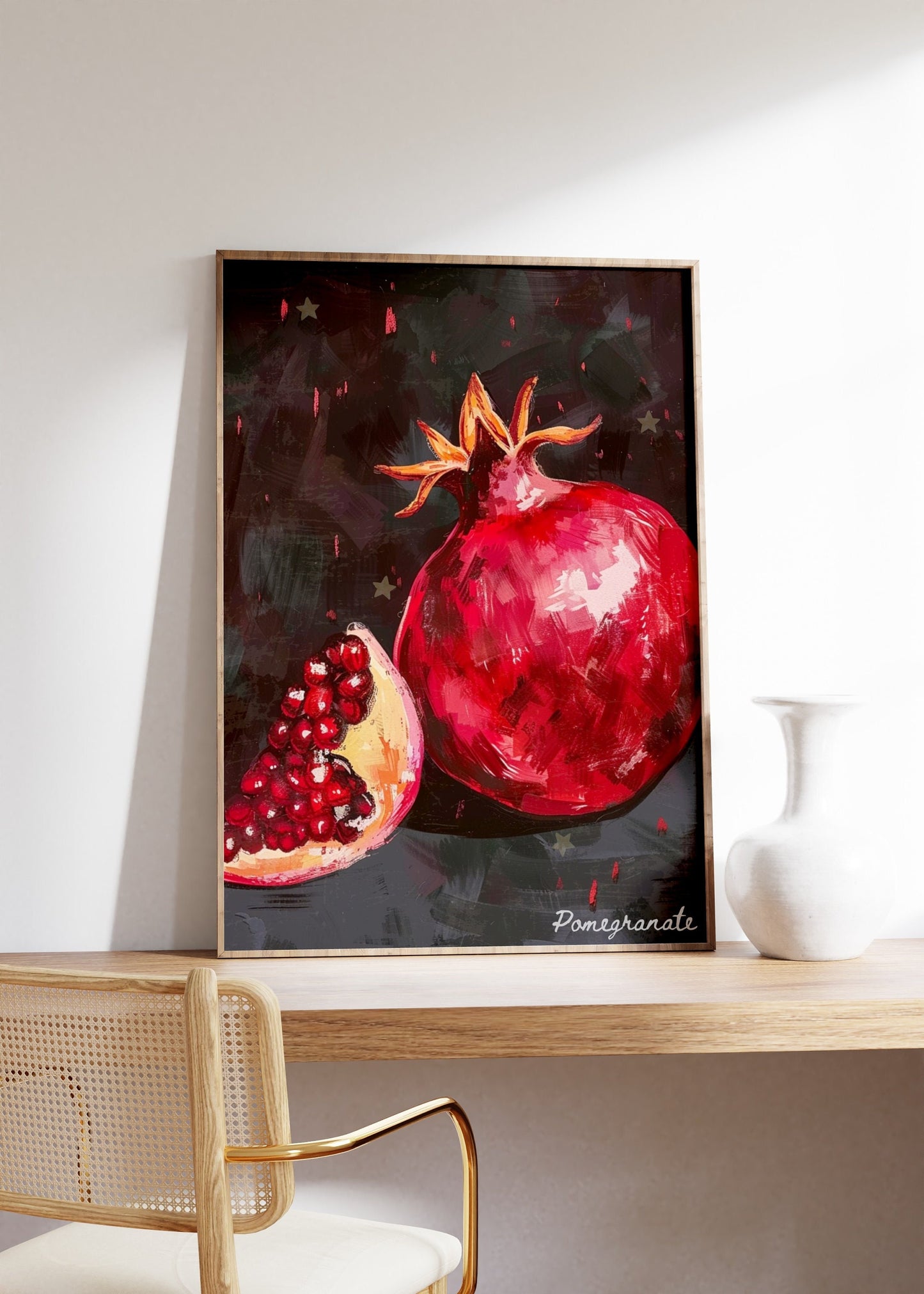 Vintage Pomegranate Poster