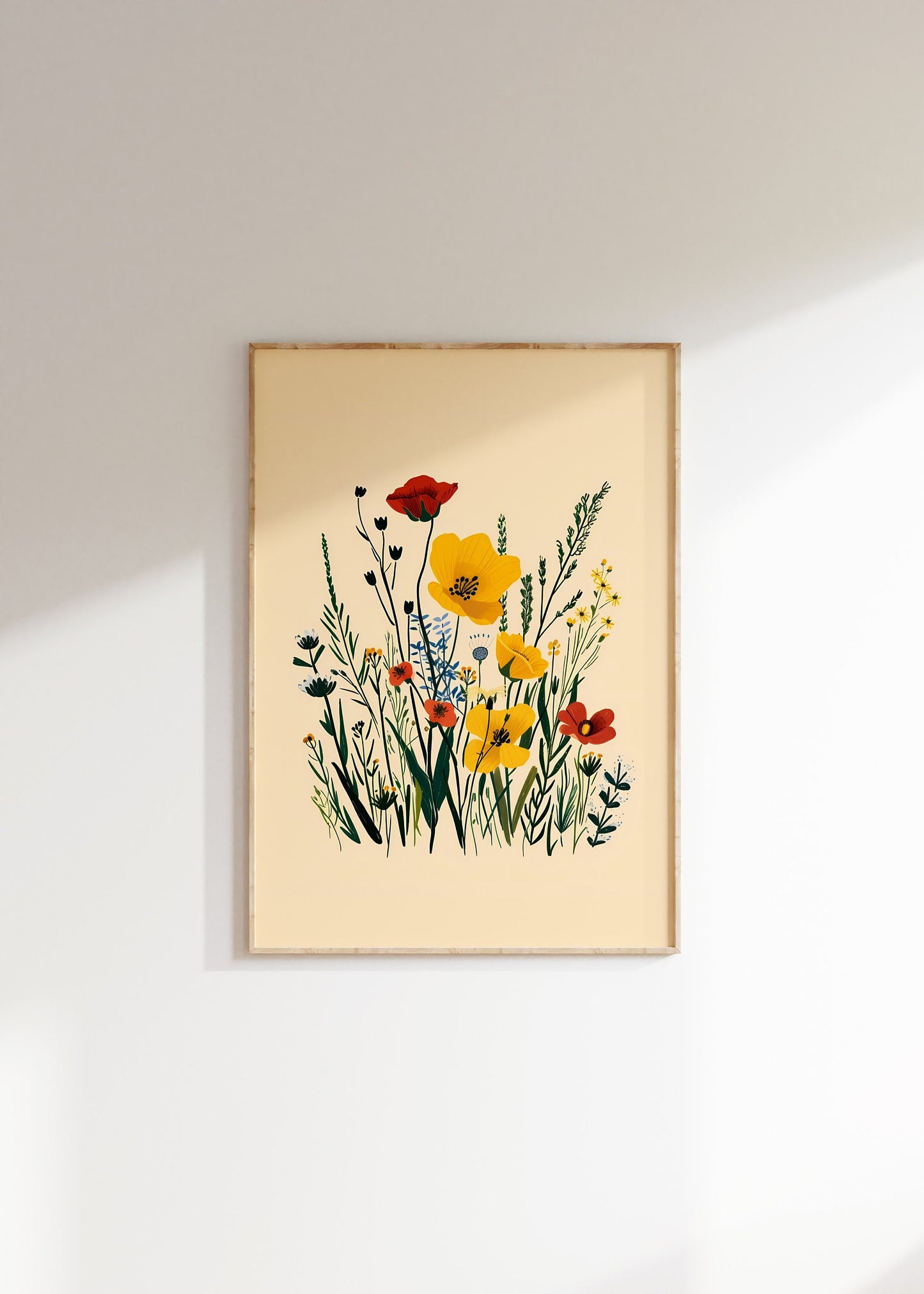 Wildflowers Art, Wildflowers Print