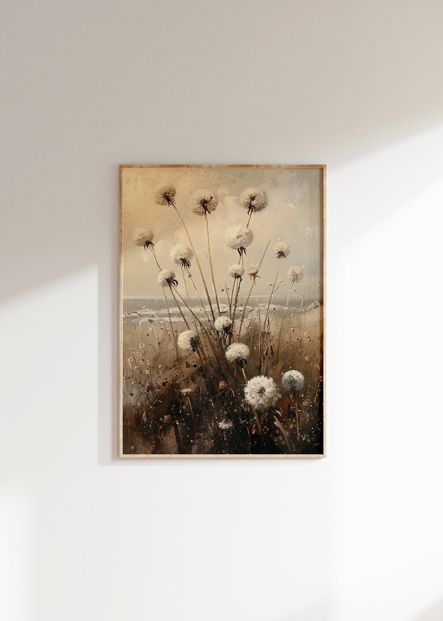 Dandelion Watercolour Print Set Of 3 Poster