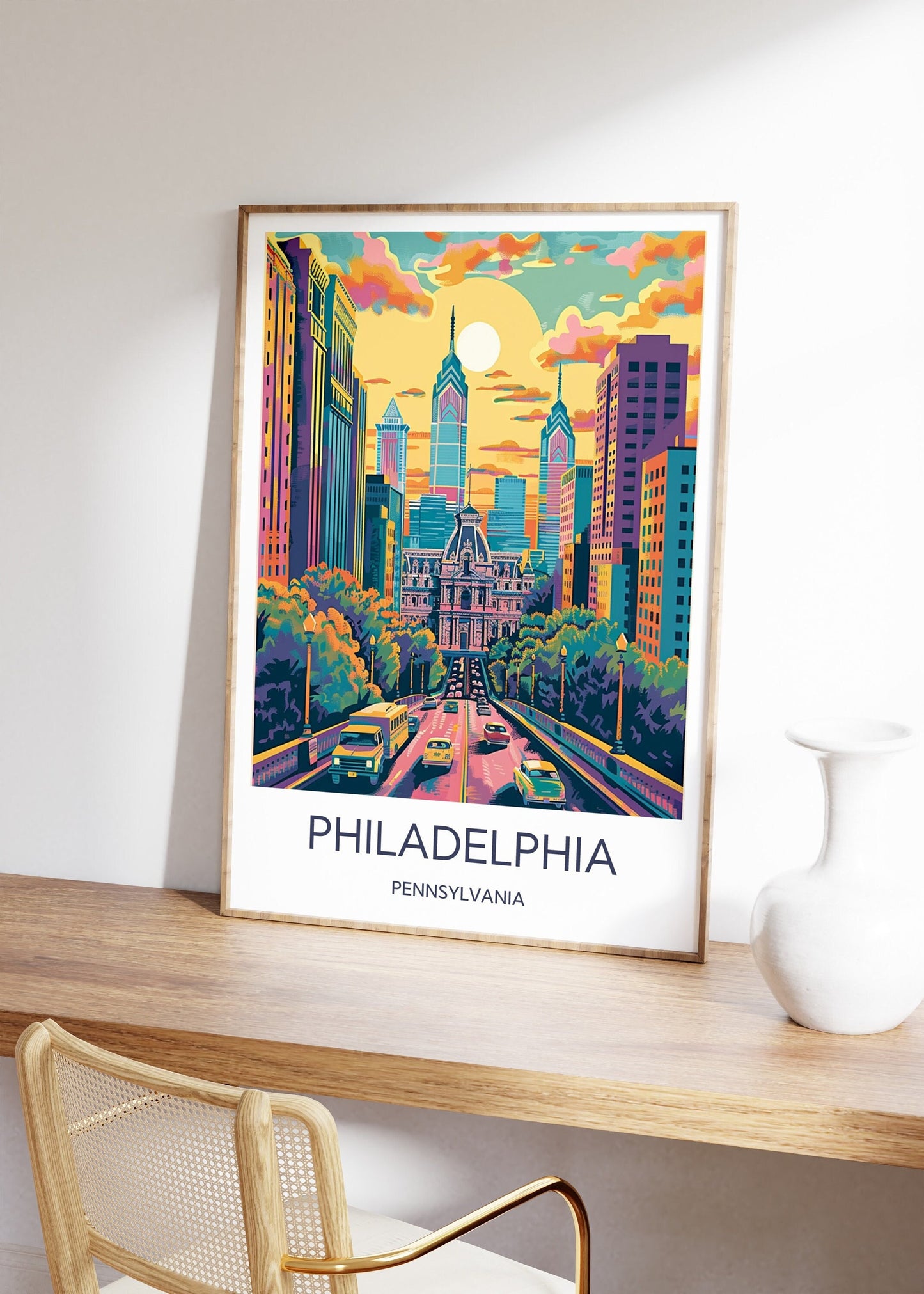 Philadelphia Travel Poster