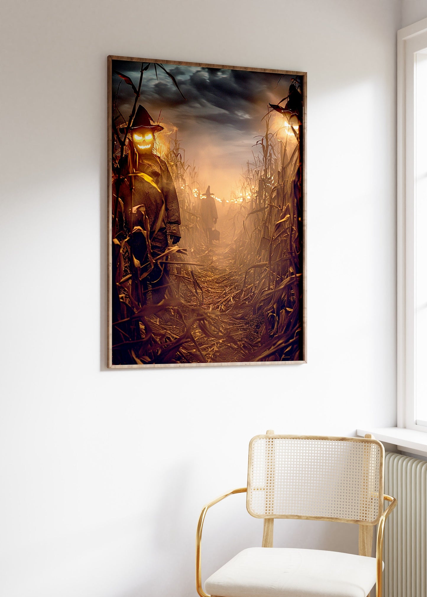 A Haunted Cornfield Poster