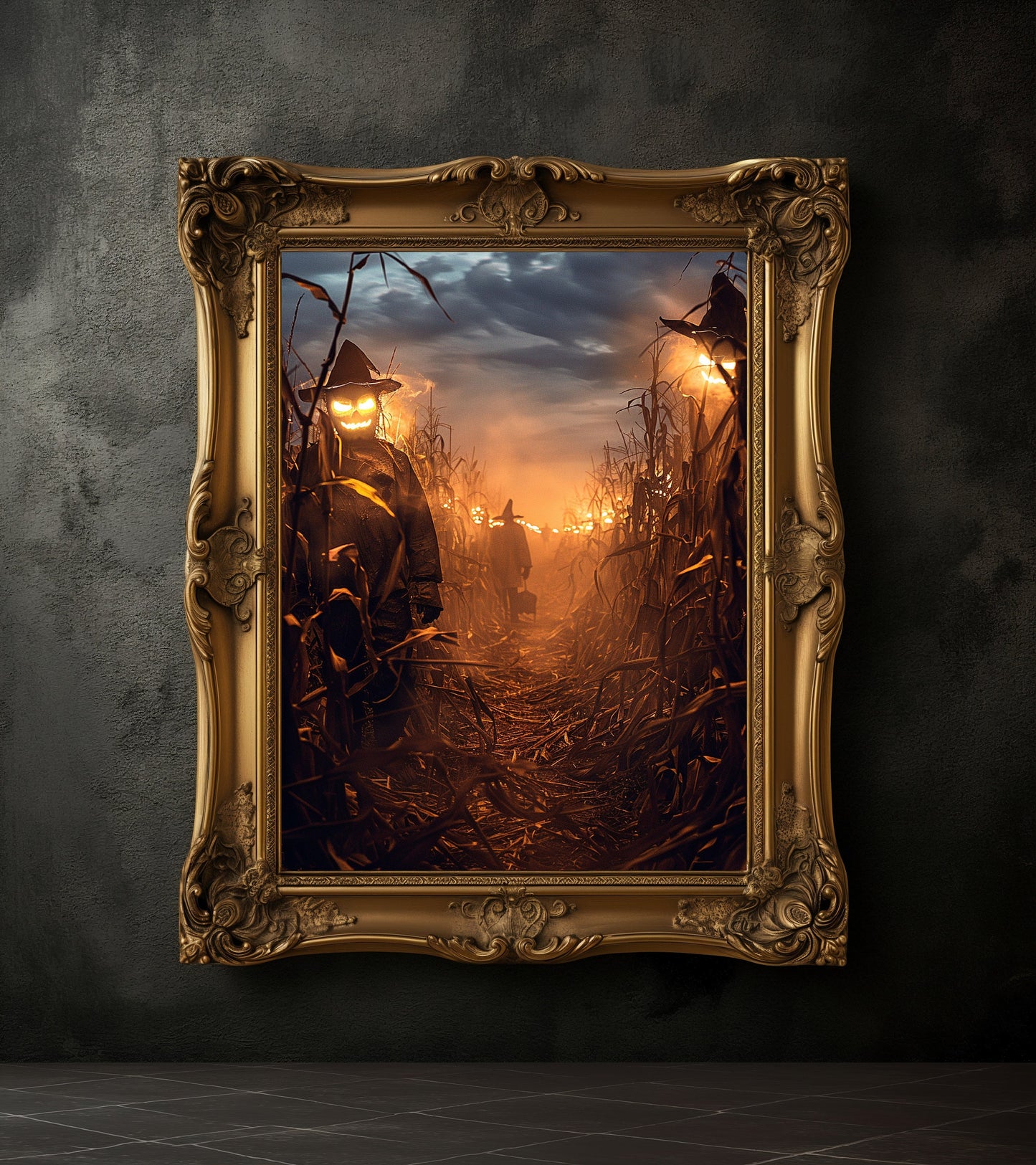 A Haunted Cornfield Poster