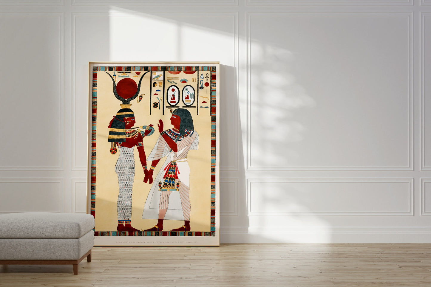 Egyptian Ornament Print, Egypt Goddess Poster