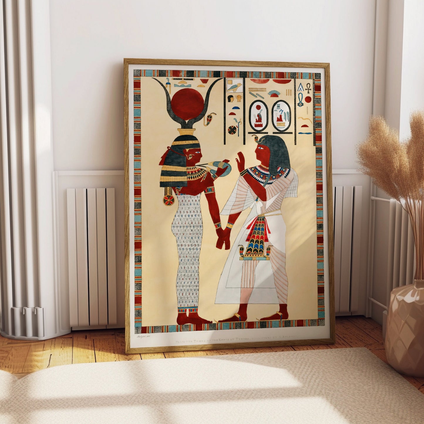 Egyptian Ornament Print, Egypt Goddess Poster