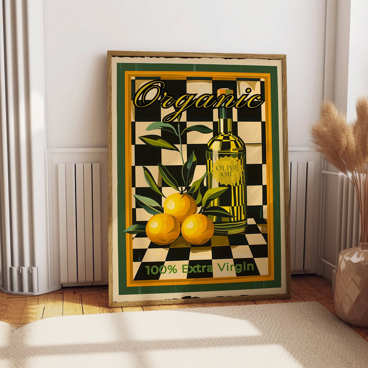 Vintage Olive Oil Poster