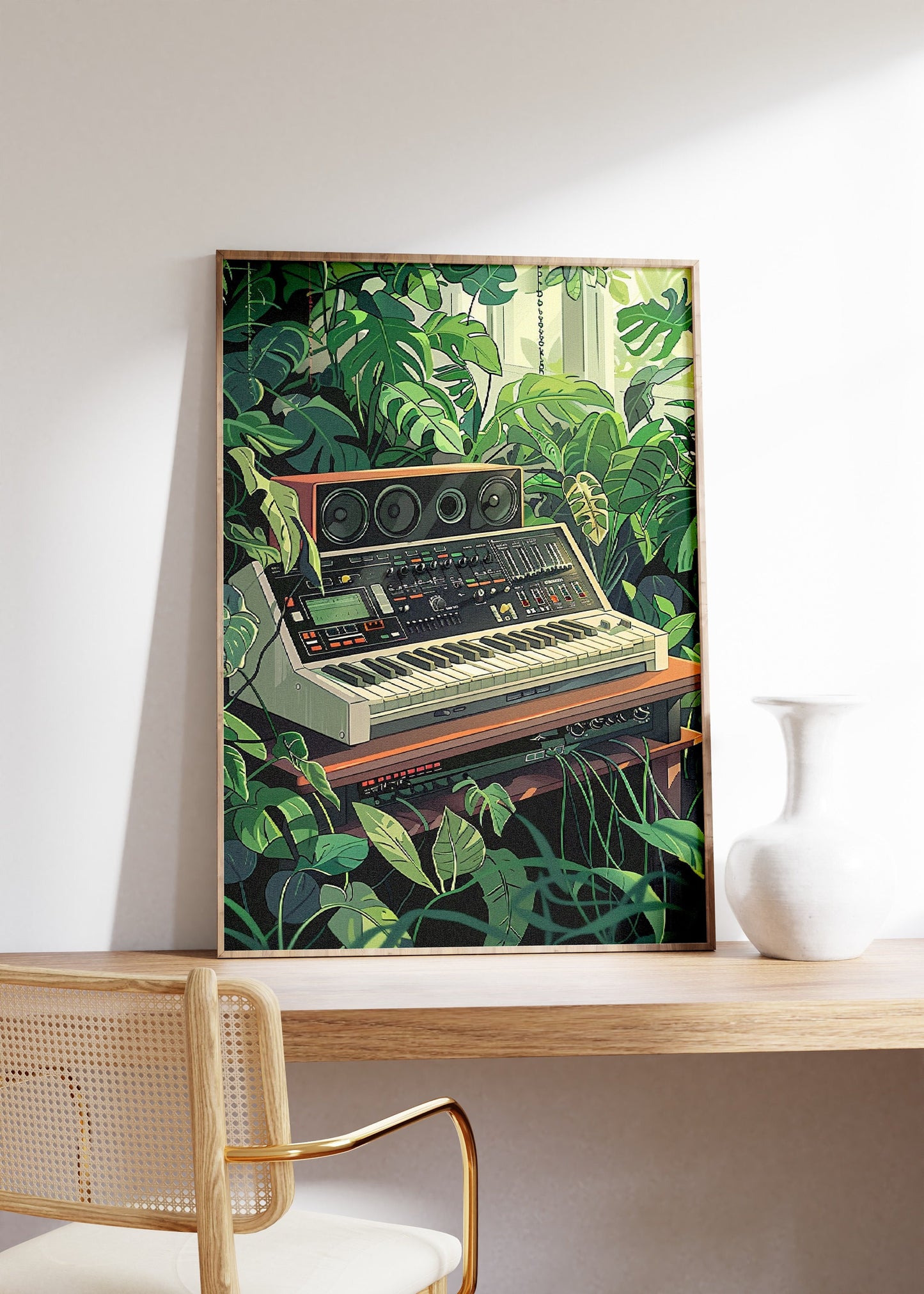 Retro Music MPC Print