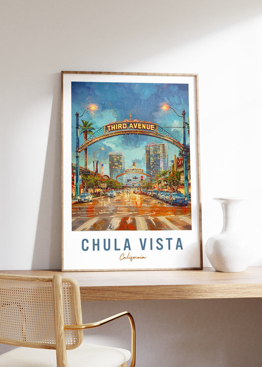 Chula Vista Travel Poster